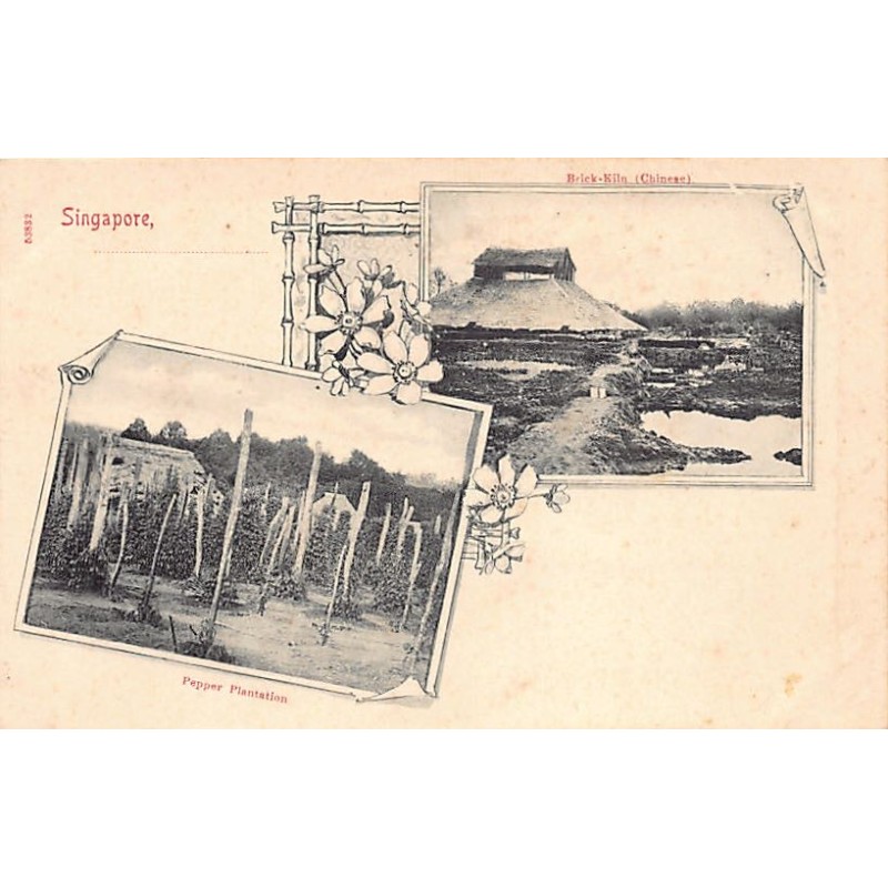 Rare collectable postcards of Singapore. Vintage Postcards of Singapore
