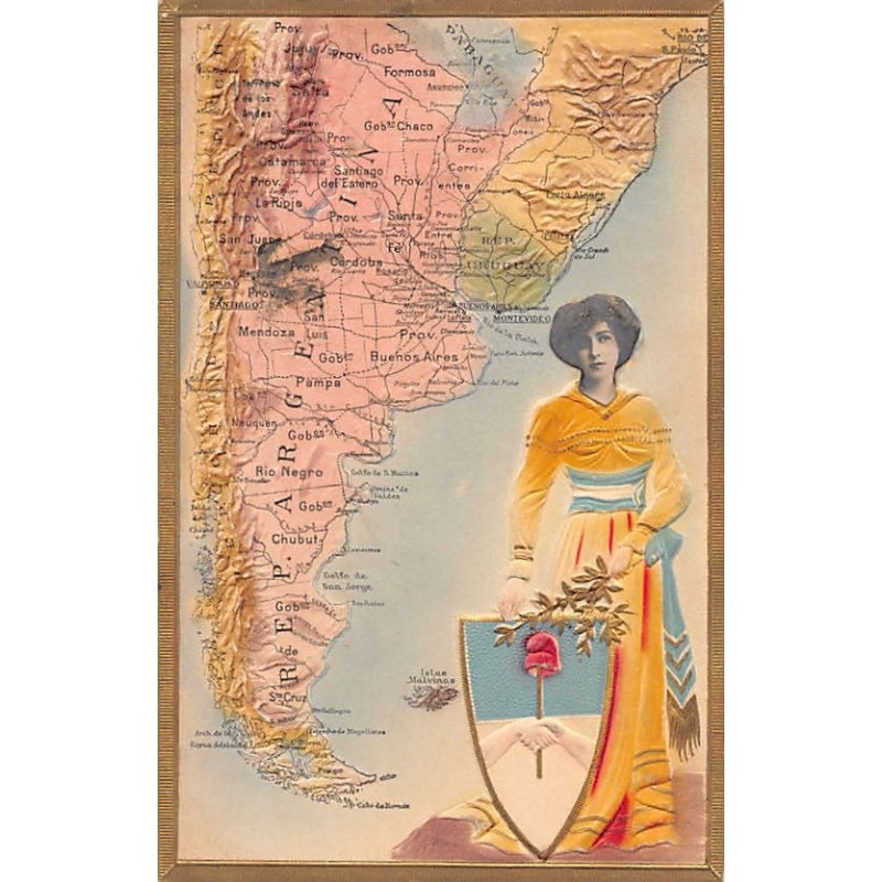 Rare collectable postcards of Argentina. Vintage Postcards of Argentina