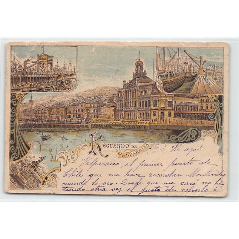 Rare collectable postcards of Chile. Vintage Postcards of Chile