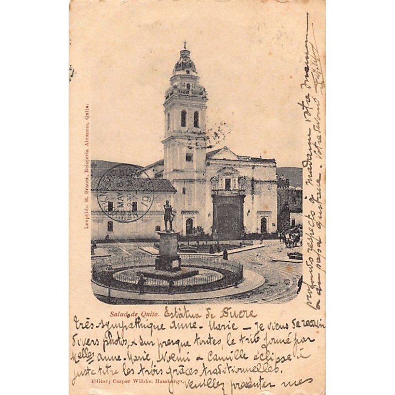 Rare collectable postcards of Ecuador. Vintage Postcards of Ecuador