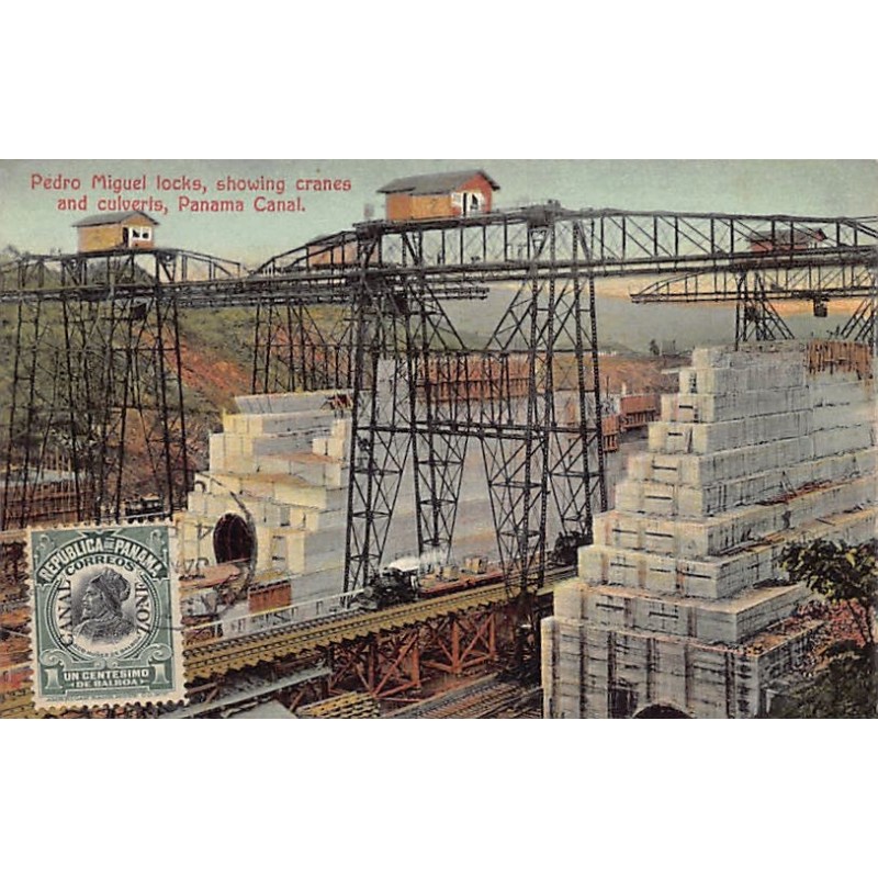 Rare collectable postcards of Panama. Vintage Postcards of Panama