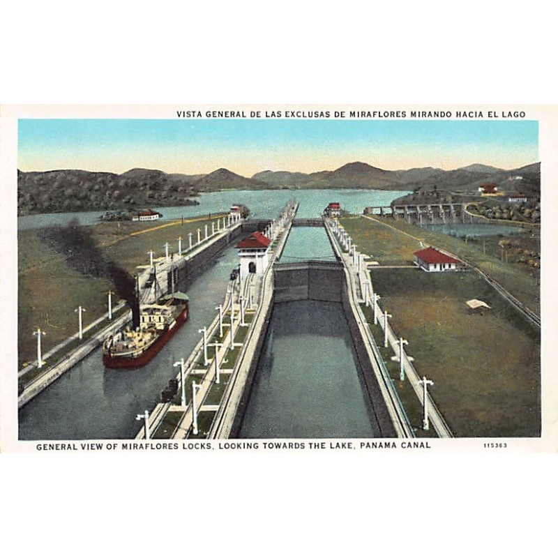 Rare collectable postcards of Panama. Vintage Postcards of Panama