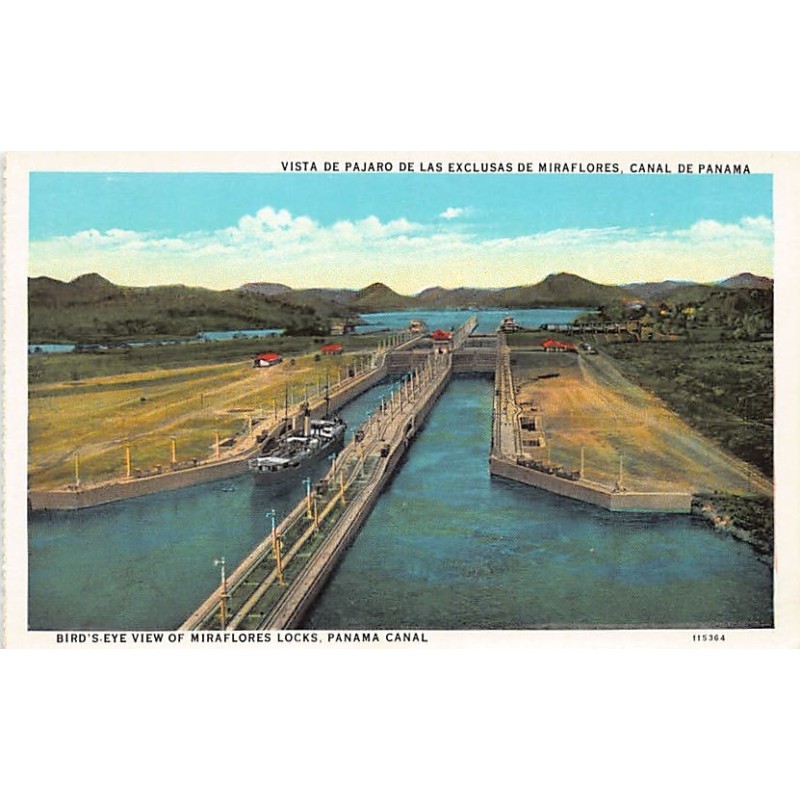 Rare collectable postcards of Panama. Vintage Postcards of Panama