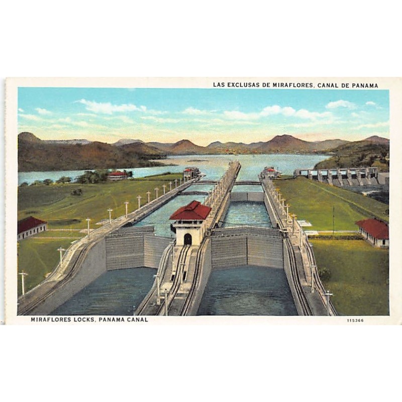 Rare collectable postcards of Panama. Vintage Postcards of Panama