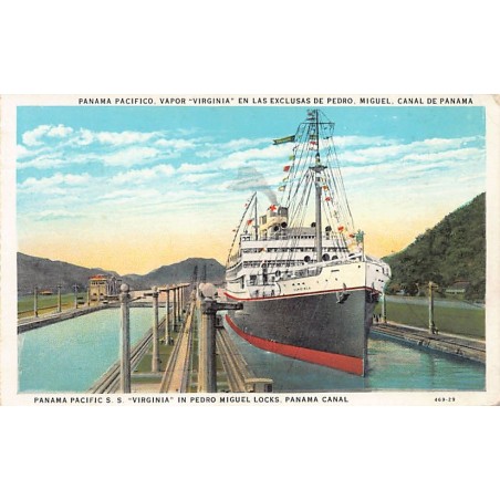 Rare collectable postcards of Panama. Vintage Postcards of Panama