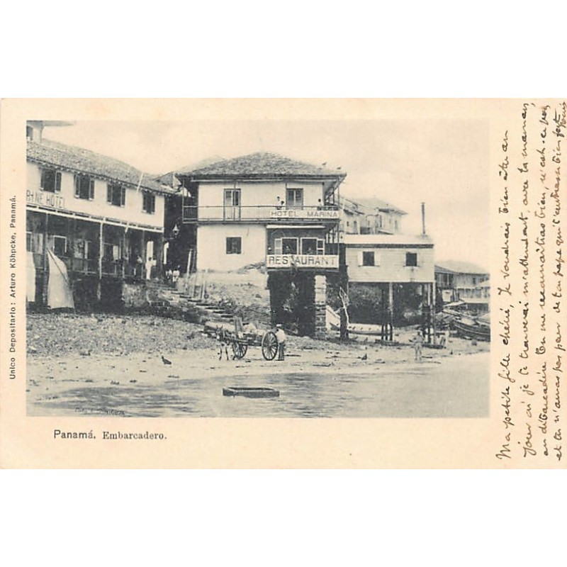 Rare collectable postcards of Panama. Vintage Postcards of Panama