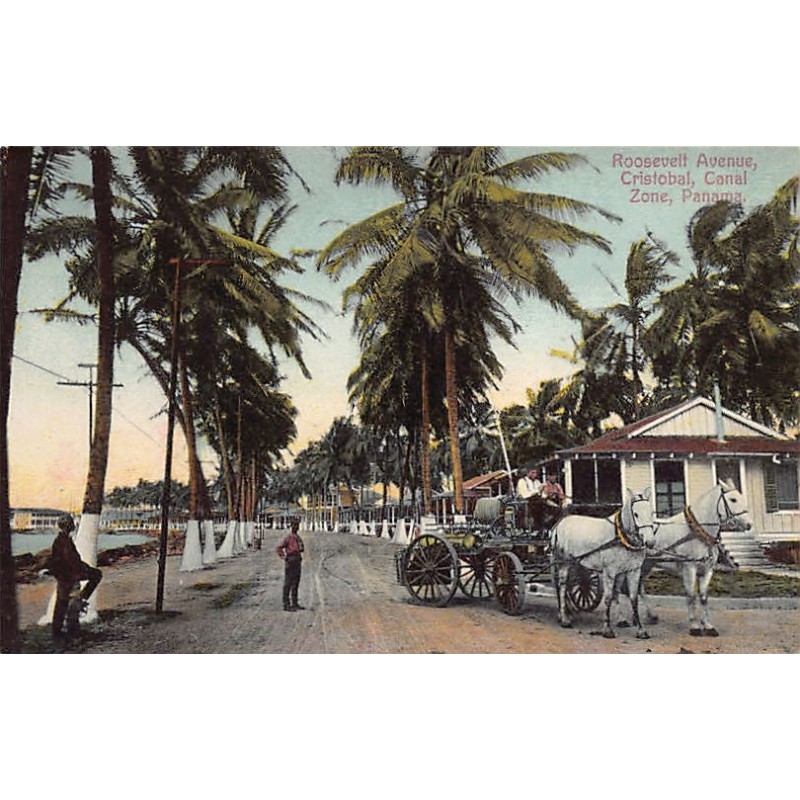 Rare collectable postcards of Panama. Vintage Postcards of Panama