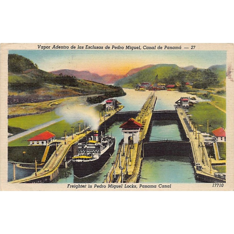Rare collectable postcards of Panama. Vintage Postcards of Panama