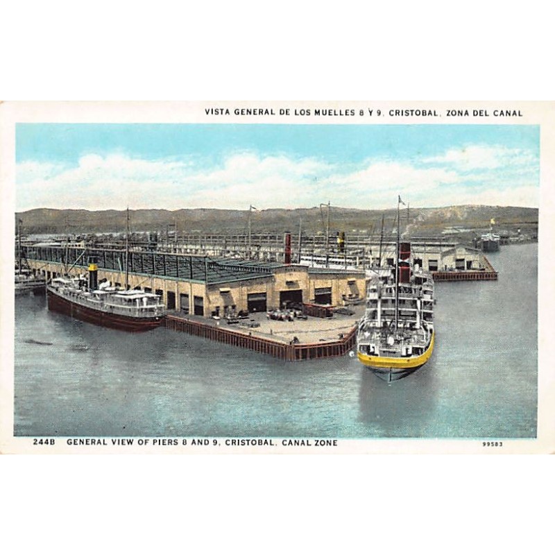 Rare collectable postcards of Panama. Vintage Postcards of Panama