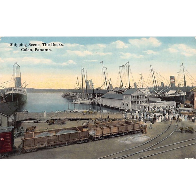 Rare collectable postcards of Panama. Vintage Postcards of Panama