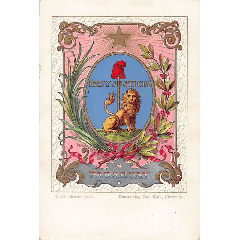 Rare collectable postcards of Paraguay. Vintage Postcards of Paraguay