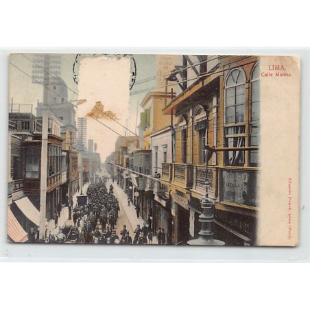 Rare collectable postcards of Peru. Vintage Postcards of Peru