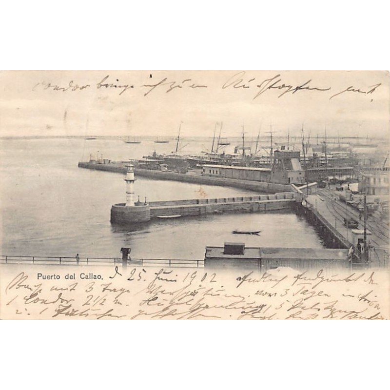 Rare collectable postcards of Peru. Vintage Postcards of Peru