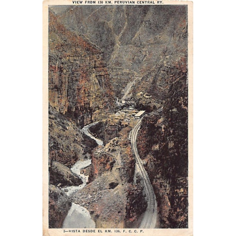 Rare collectable postcards of Peru. Vintage Postcards of Peru