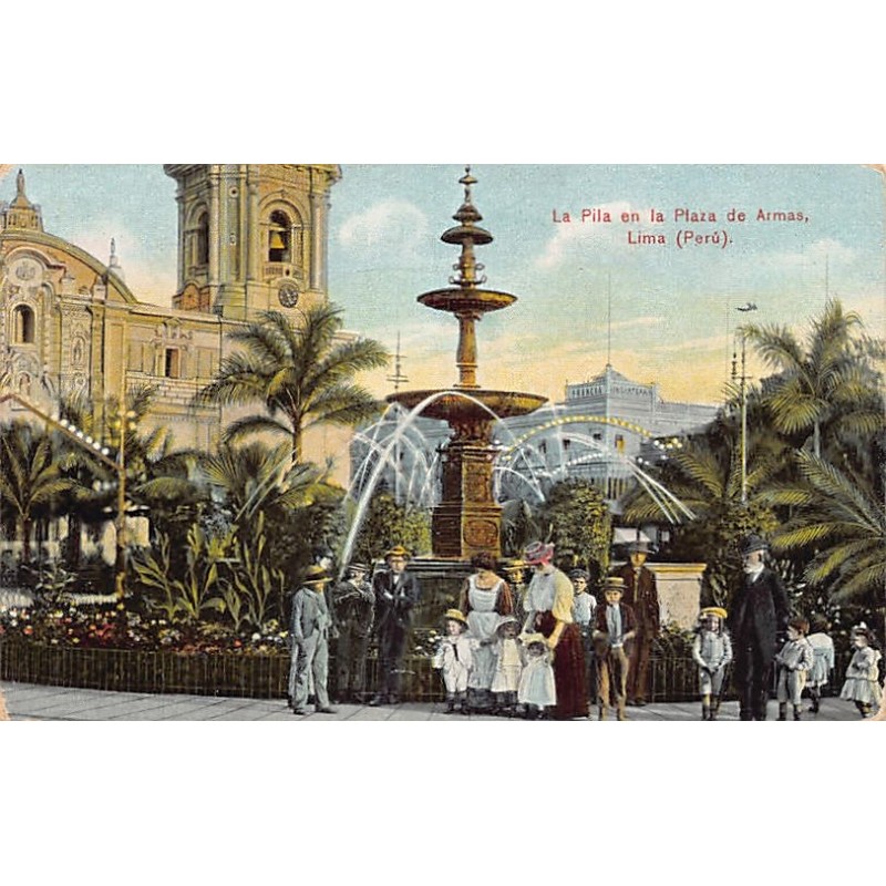 Rare collectable postcards of Peru. Vintage Postcards of Peru