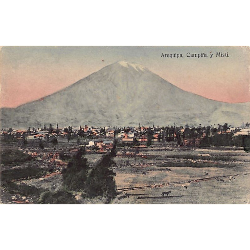 Rare collectable postcards of Peru. Vintage Postcards of Peru