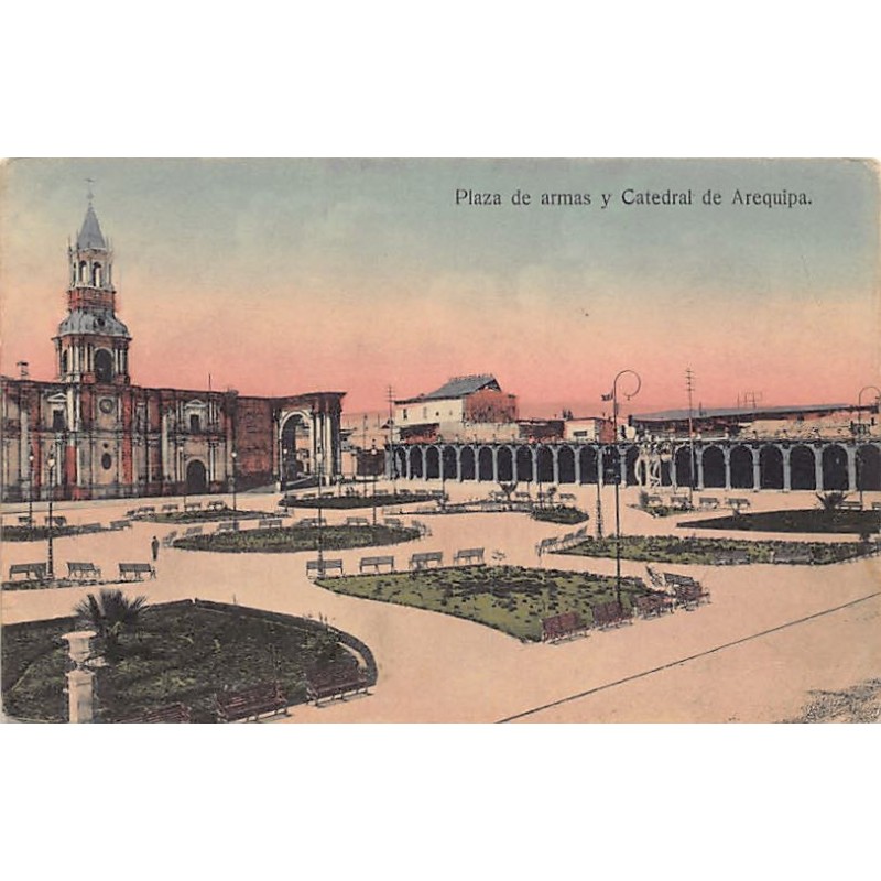 Rare collectable postcards of Peru. Vintage Postcards of Peru