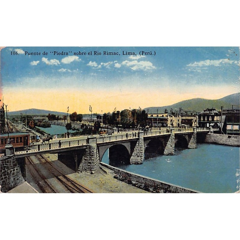 Rare collectable postcards of Peru. Vintage Postcards of Peru