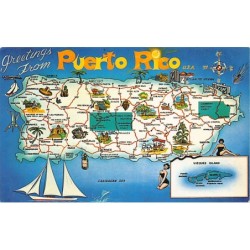 Rare collectable postcards of Puerto Rico. Vintage Postcards of Puerto Rico