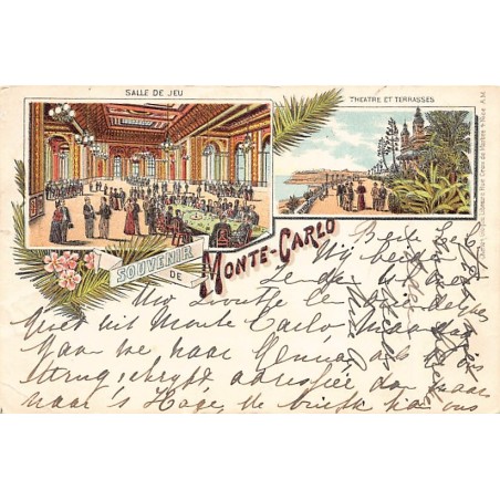 Rare collectable postcards of Monaco. Vintage Postcards of Monaco