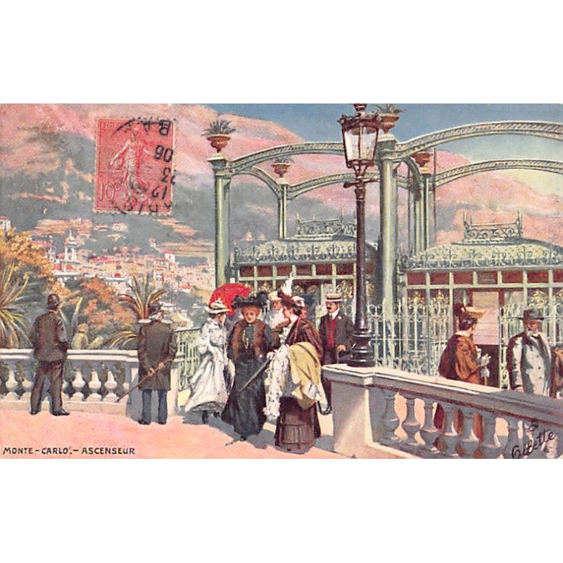 Rare collectable postcards of Monaco. Vintage Postcards of Monaco