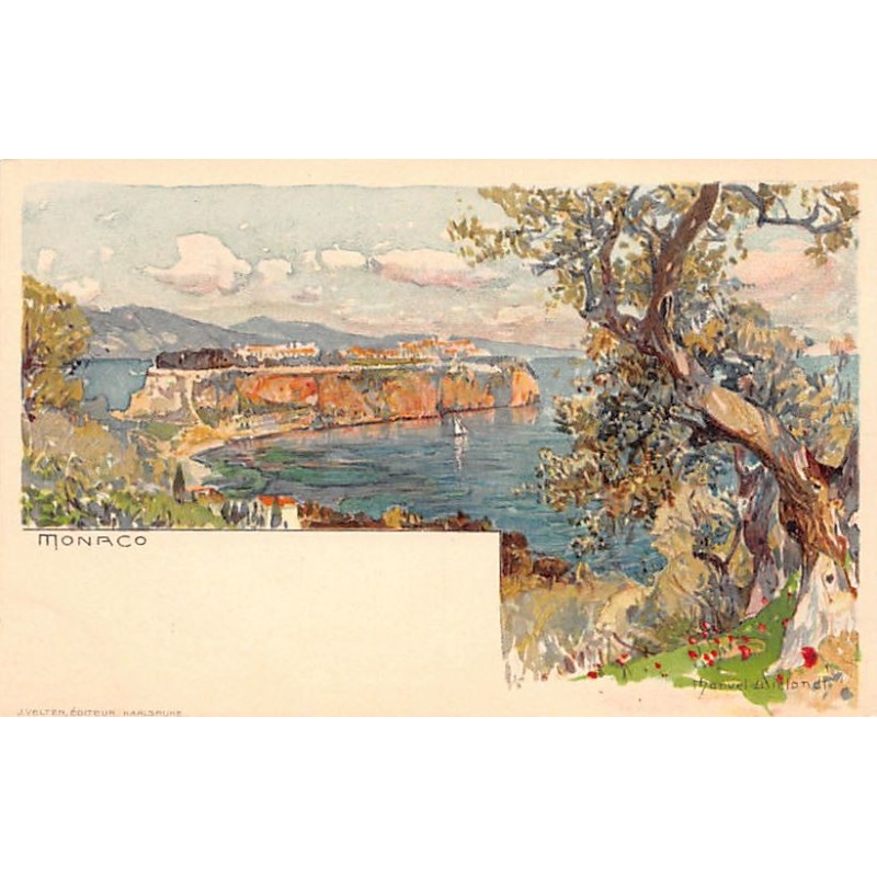 Rare collectable postcards of Monaco. Vintage Postcards of Monaco