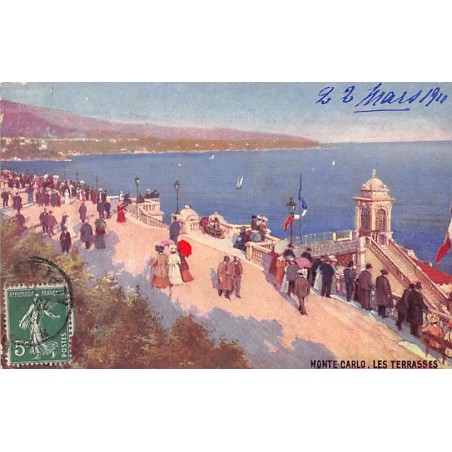 Rare collectable postcards of Monaco. Vintage Postcards of Monaco