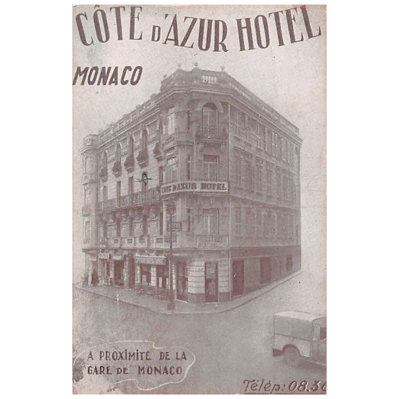 Rare collectable postcards of Monaco. Vintage Postcards of Monaco