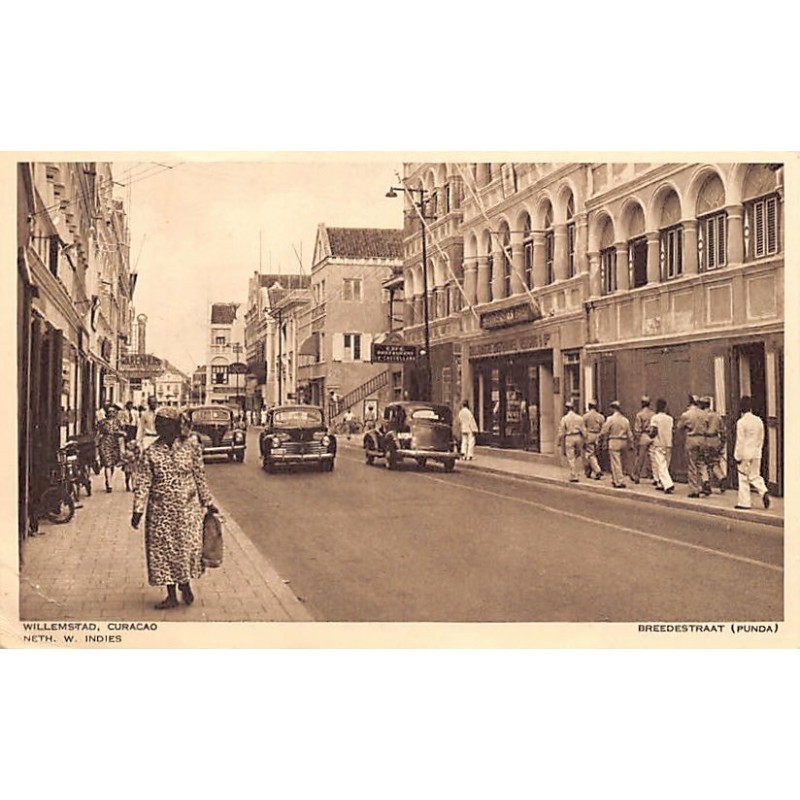 Rare collectable postcards of Curacao. Vintage Postcards of Curacao