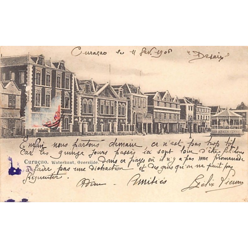 Rare collectable postcards of Curacao. Vintage Postcards of Curacao