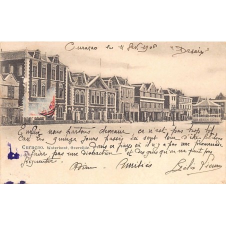 Rare collectable postcards of Curacao. Vintage Postcards of Curacao