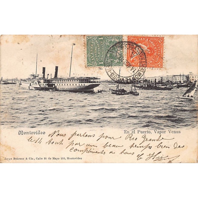 Rare collectable postcards of Uruguay. Vintage Postcards of Uruguay