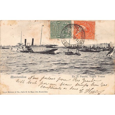 Rare collectable postcards of Uruguay. Vintage Postcards of Uruguay