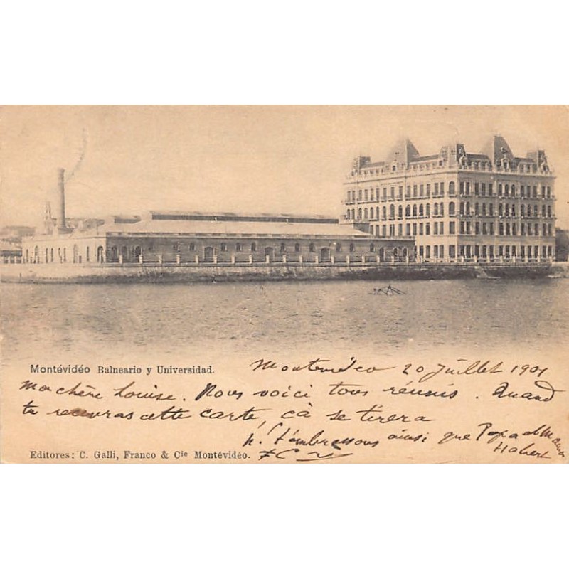 Rare collectable postcards of Uruguay. Vintage Postcards of Uruguay