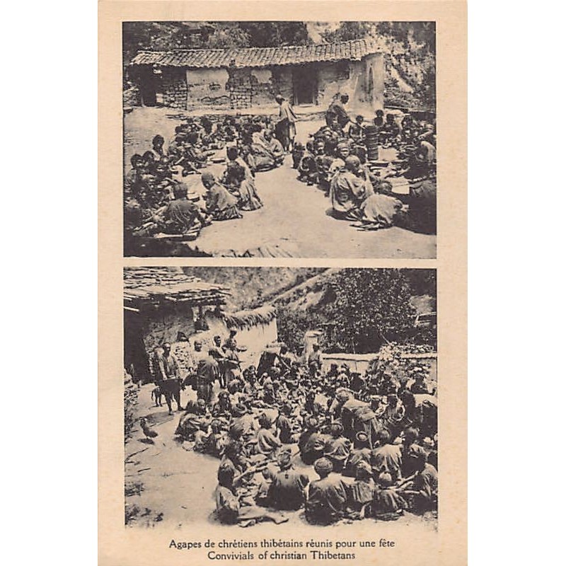 Rare collectable postcards of Tibet. Vintage Postcards of Tibet