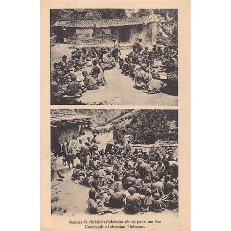 Rare collectable postcards of Tibet. Vintage Postcards of Tibet