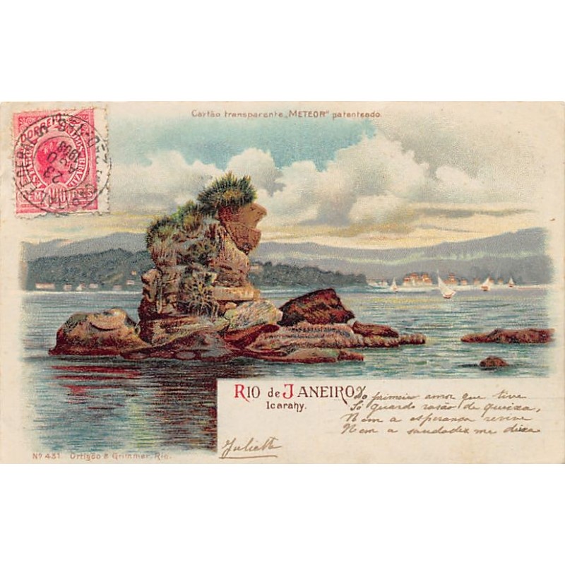 Rare collectable postcards of Brazil. Vintage Postcards of Brazil