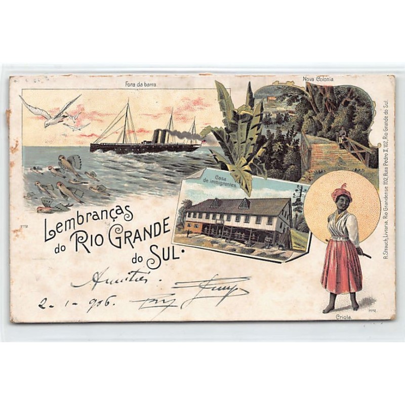 Rare collectable postcards of Brazil. Vintage Postcards of Brazil