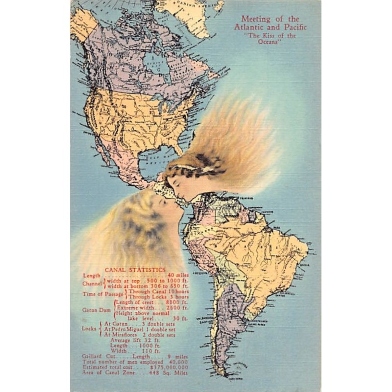 Rare collectable postcards of Panama. Vintage Postcards of Panama