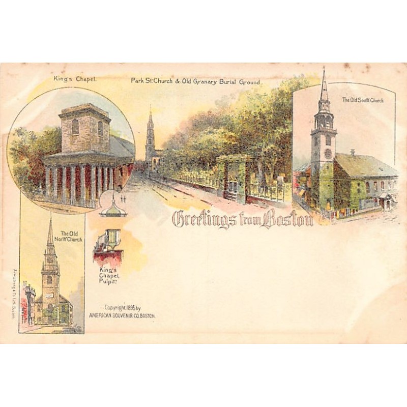 Rare collectable postcards of United States. Vintage Postcards of United States