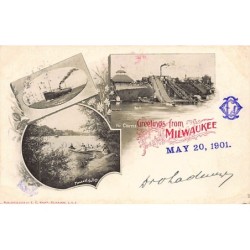 Rare collectable postcards of United States. Vintage Postcards of United States