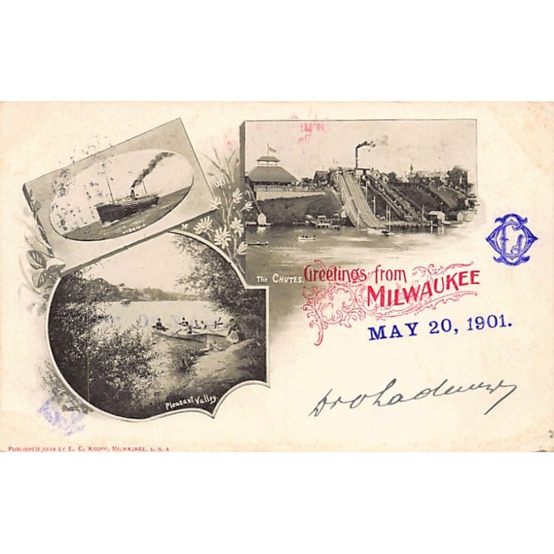 Rare collectable postcards of United States. Vintage Postcards of United States