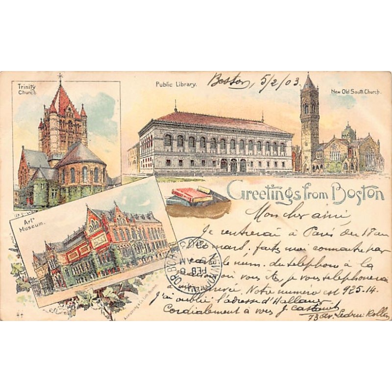 Rare collectable postcards of United States. Vintage Postcards of United States