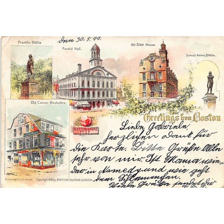 Rare collectable postcards of United States. Vintage Postcards of United States