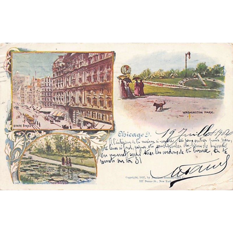 Rare collectable postcards of United States. Vintage Postcards of United States