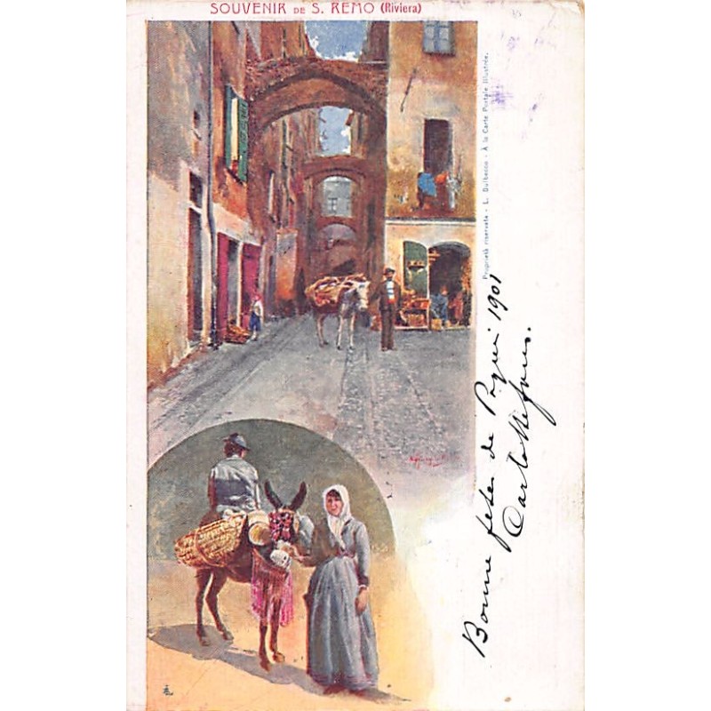 Rare collectable postcards of Italy. Vintage Postcards of Italy
