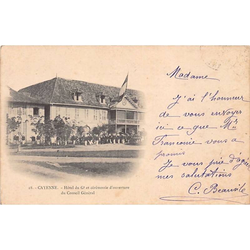 Rare collectable postcards of French Guiana. Vintage Postcards of French Guiana