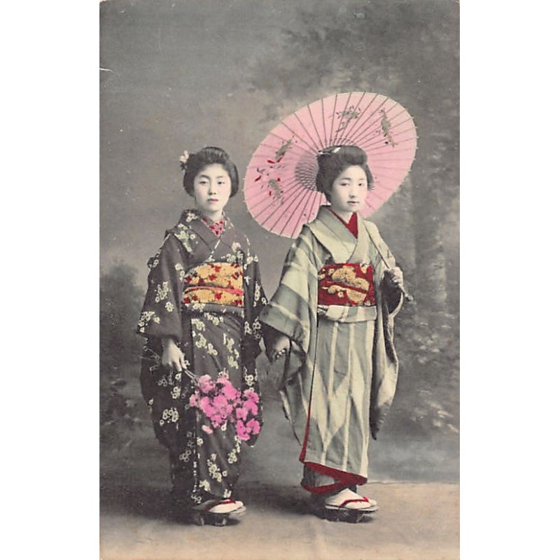 Rare collectable postcards of Japan. Vintage Postcards of Japan