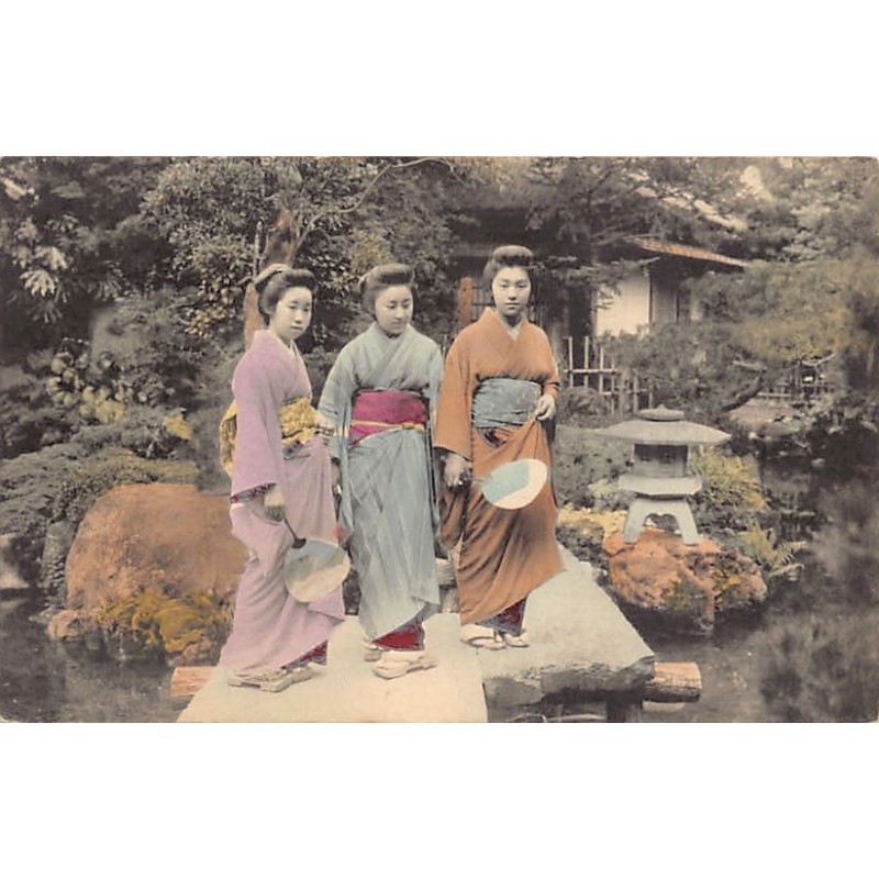 Rare collectable postcards of Japan. Vintage Postcards of Japan