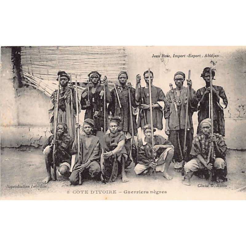 Rare collectable postcards of Ivory Coast - Côte d'Ivoire. Vintage Postcards of Ivory Coast - Côte d'Ivoire